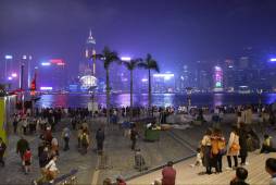 Гавань Гонконга Виктория. © by columbista.com. Дата: 30.01.2018