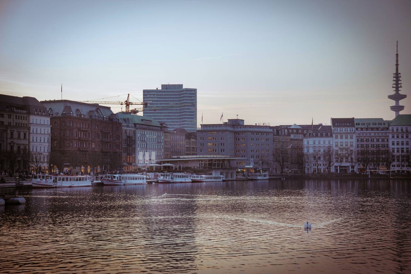 Alster, Rathaus, Hamburg