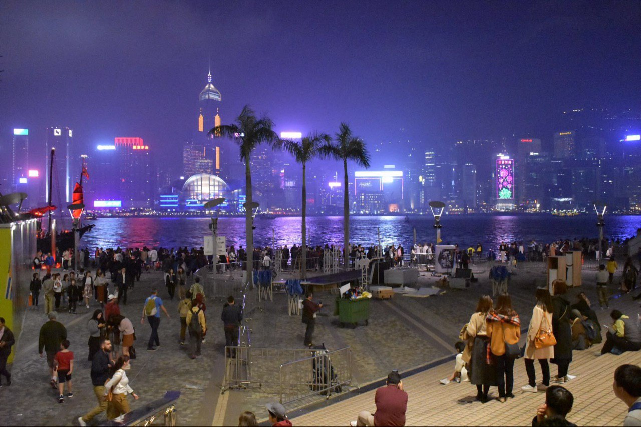 tsim sha tsui promenade hong kong