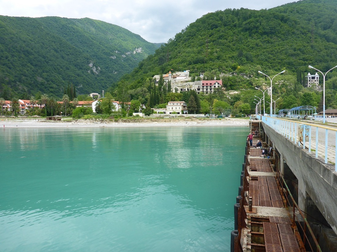 Gagra beach