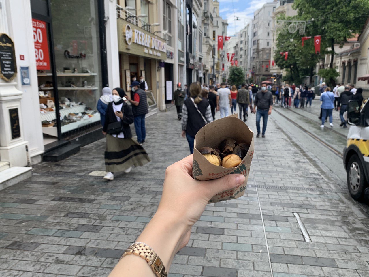 chestnut on Istiklal